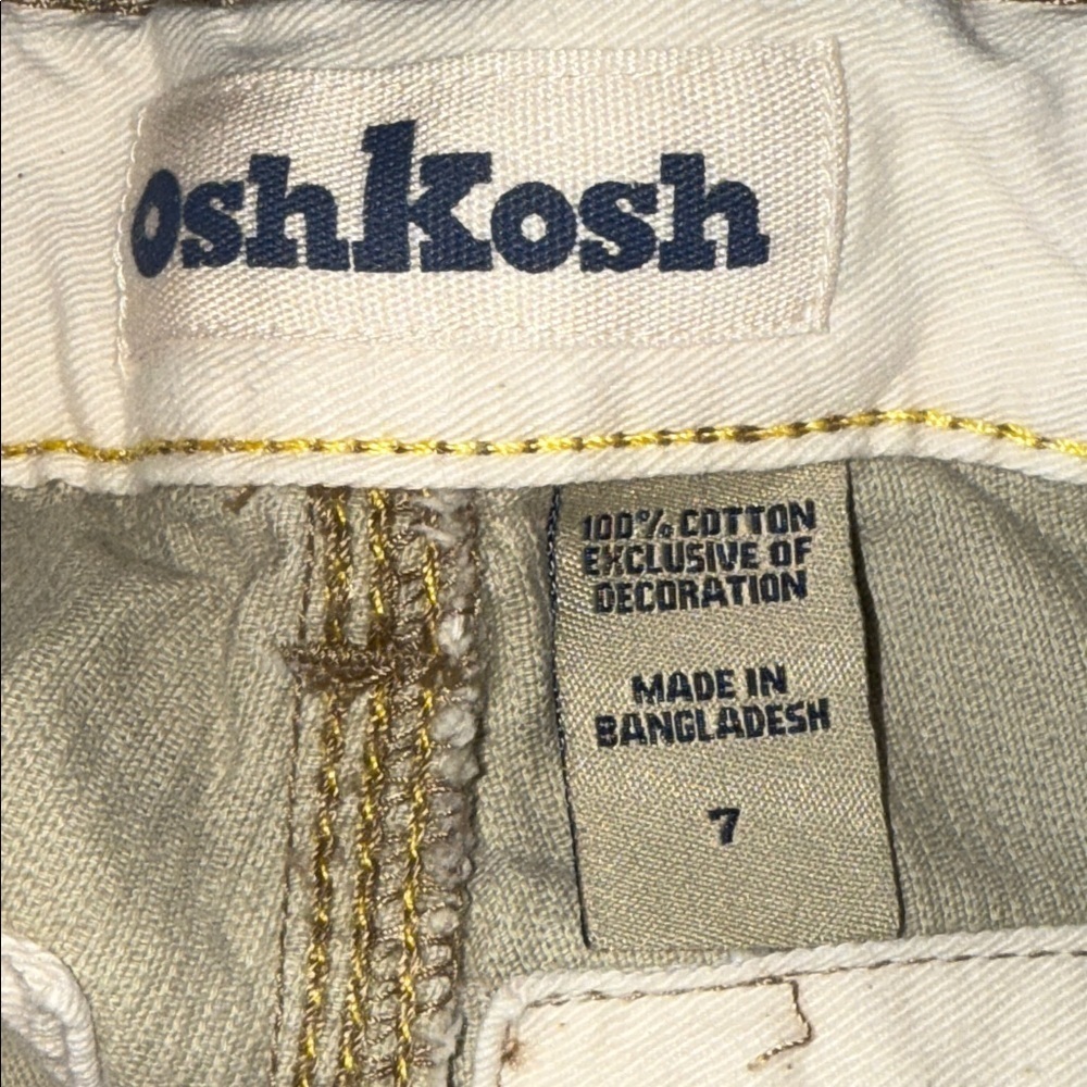 Oshkosh Camo Print Corduroy Pants Youth SZ 7 - Picture 7 of 7